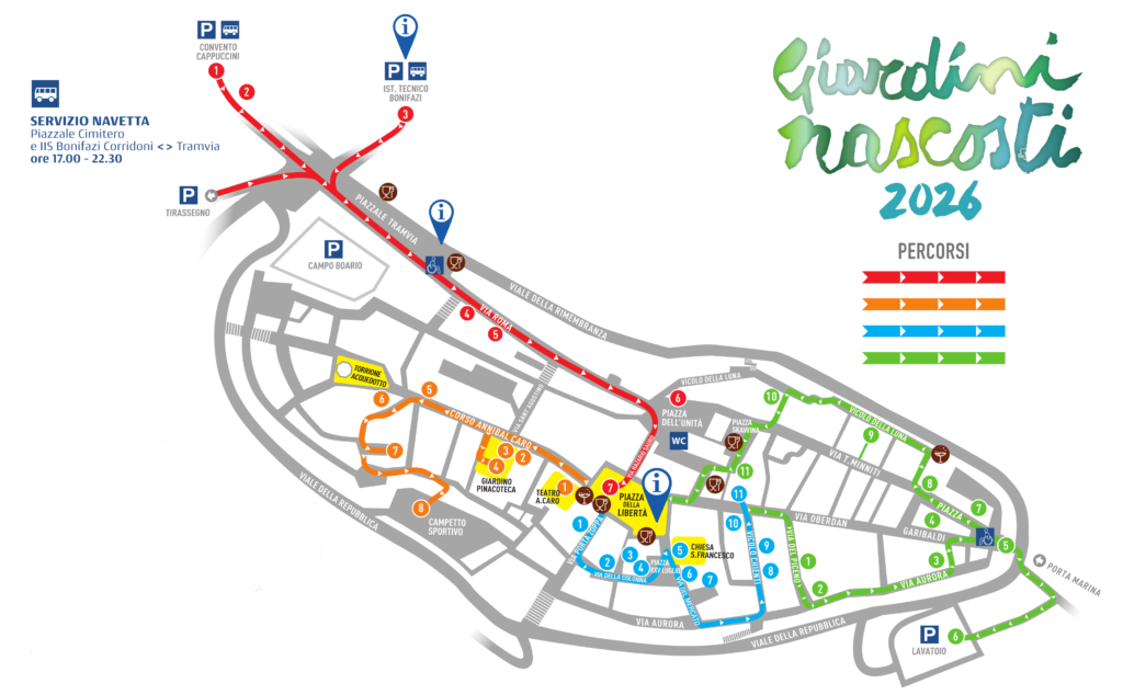 Mappa Giardini
